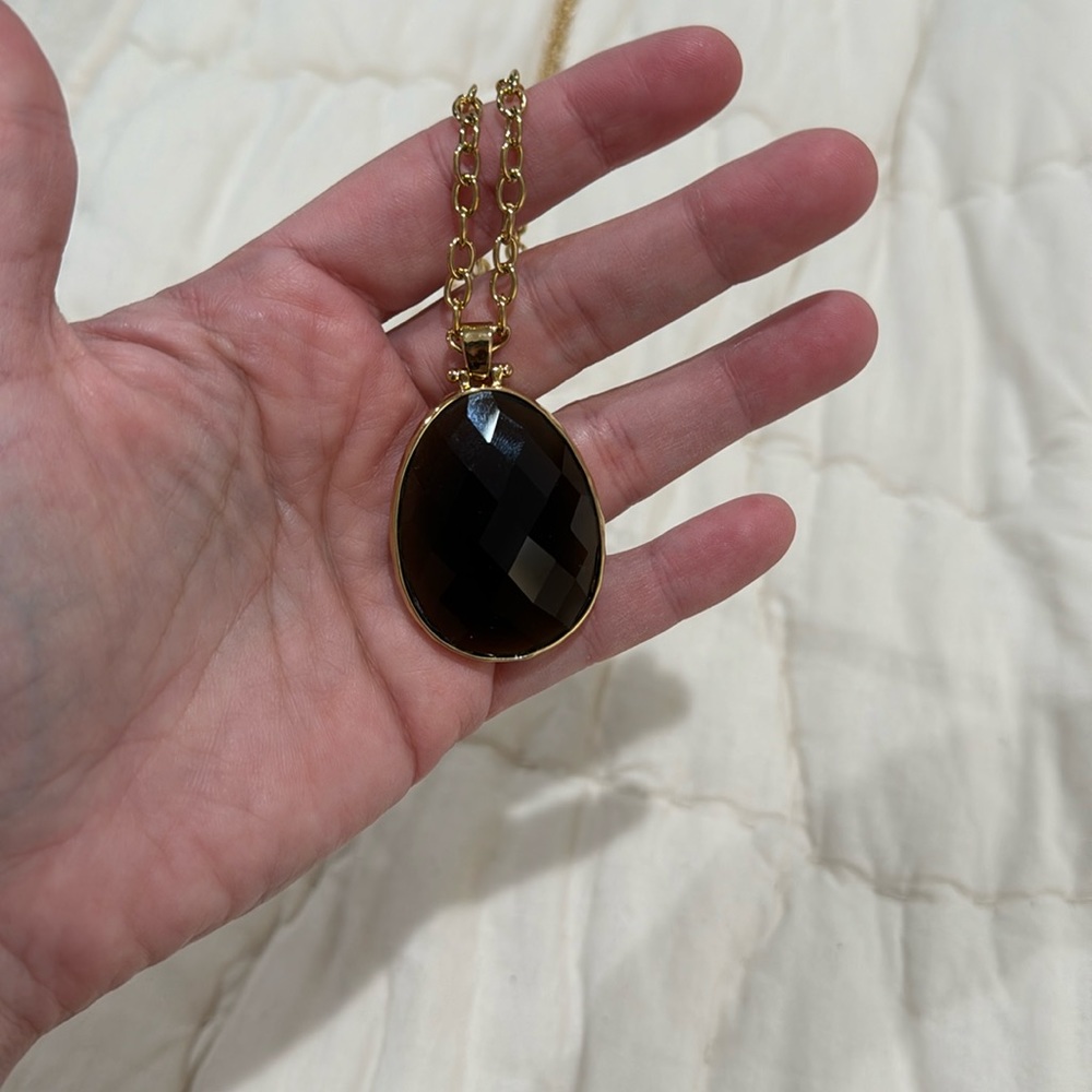 Stella and Dot Reversible Pendant Necklace
